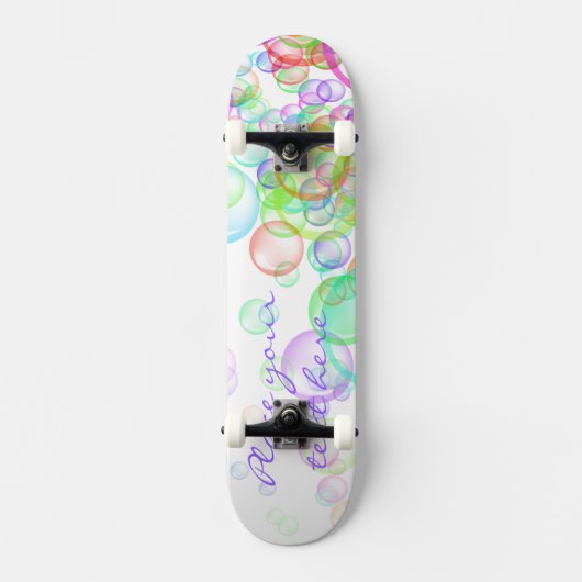 Seifenblasen Skateboard (Vorderseite)