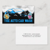 Seifenblasen | Spontanzauber- und Eimerkarte Visitenkarte (Vorne/Hinten)