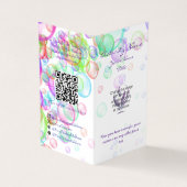 Seifenblasen Visitenkarten (Vorderseite)