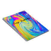 Seifenblasenheft Notizblock (Rechte Seite)