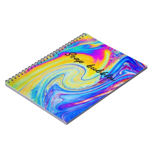 Seifenblasenheft Notizblock (Linke Seite)