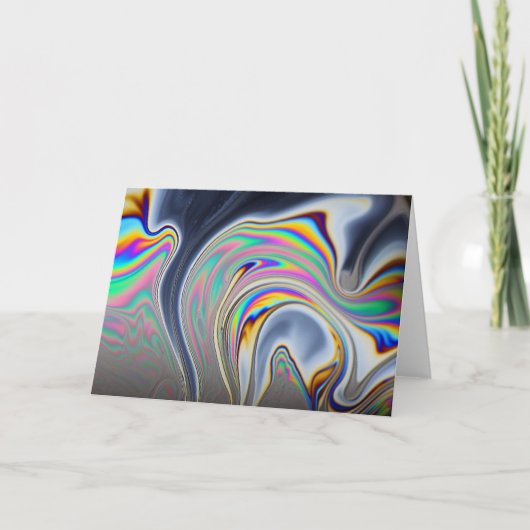 SeifenblasenmakroFoto Karte (Vorderseite)