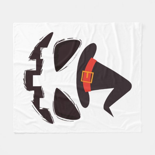 Seifenhalloween-Shirt für Halloween Fleecedecke (Vorderseite (Horizontal))