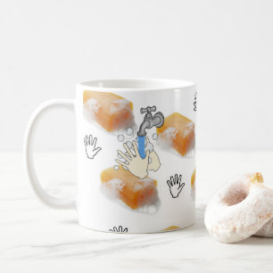 Seifenhand Waschende Tasse