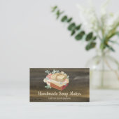 Seifenhandgemachte Badewanne Bio botanisch Visitenkarte (Stehend Vorderseite)