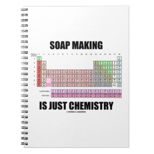 Seifenherstellung ist einfach Chemie (Periodensyst Notizblock