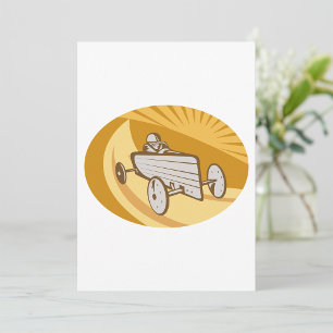 Seifenkastenwagen Einladung