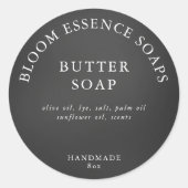 Seifenkleber Runder Aufkleber (Vorderseite)