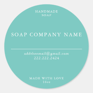 Seifenkleber Runder Aufkleber