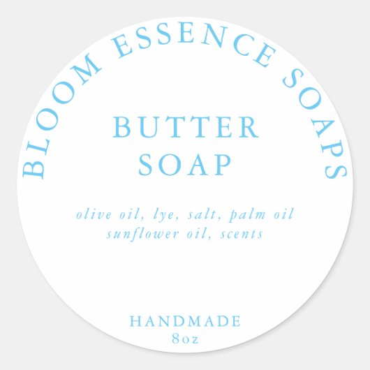 Seifenkleber Runder Aufkleber (Vorderseite)