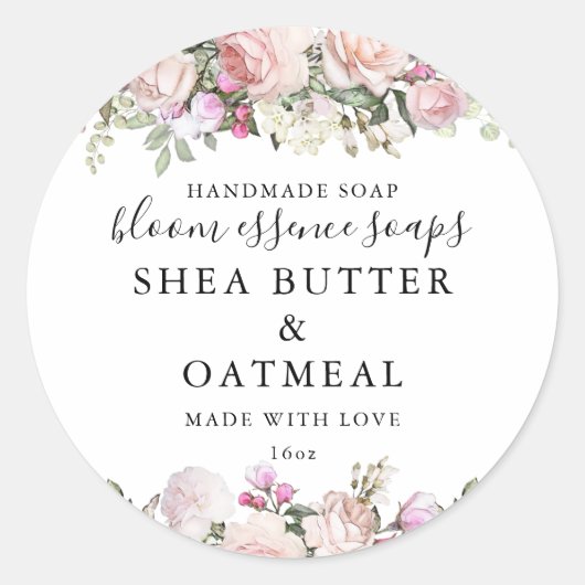 Seifenkleber Runder Aufkleber (Vorderseite)