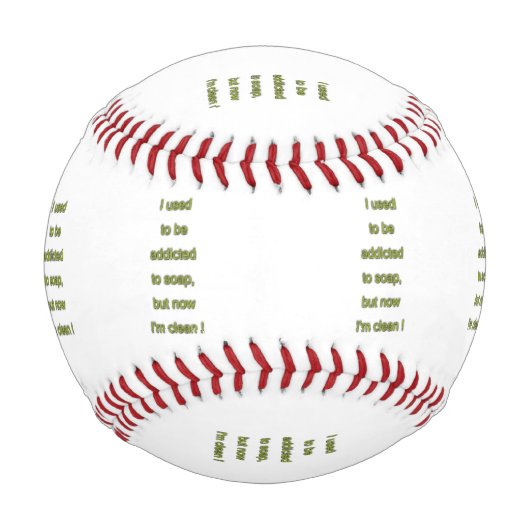 Seifenkomischer Text Baseball (Vorderseite)