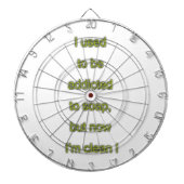 Seifenkomischer Text Dartscheibe (vorne)