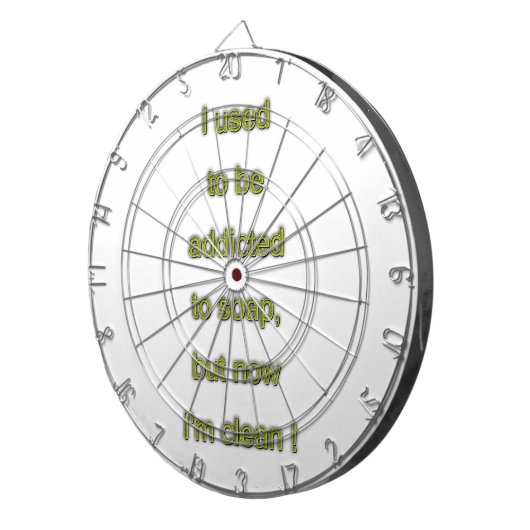 Seifenkomischer Text Dartscheibe (Vorderseite rechts)