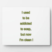 Seifenkomischer Text Fotoplatte (Vorderseite)