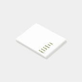 Seifenkomischer Text Post-it Klebezettel (angewinkelt)