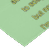 Seifenkomischer Text Tischdecke (Schrägansicht)