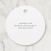 Seifenmarke Geschenkanhänger (Rückseite)