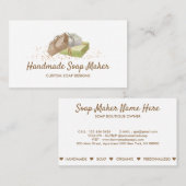 Seifenmarke hausgemacht visitenkarte (Vorne/Hinten)