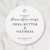 Seifenmarken Geschenkanhänger (Vorderseite)