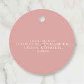 Seifenmarken Geschenkanhänger (Rückseite)