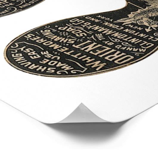 Seifenplakat - Lavaseife Poster (Ecke)