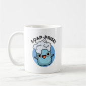 Seifenpreis Funny Surprised Soap Pun Kaffeetasse (Links)