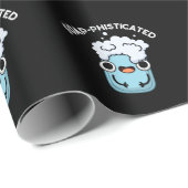 Seifenraffinierte Funny Soap Pun Dark BG Geschenkpapier (Rolleneckpunkt)