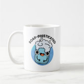 Seifenraffinierte Funny Soap Pun Kaffeetasse (Links)