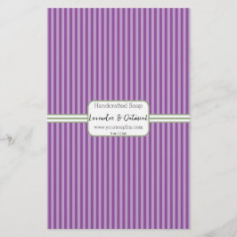 Seifenspulpapier für vertikalen Strip-Lavendel