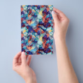 Seifenummantelplatte - abstraktes Buntglas Flyer (Handgriff)