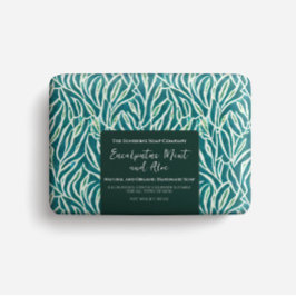 Seifenumrandung - abstrakte grüne Blätter Flyer