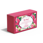 Seifenverpackungslabel Rosenbouquet