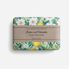 Seifenverpackungspapier - Gelbe Zitronen Flyer