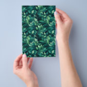 Seifenverpackungspapier - Grüne Eukalyptus-Blätter Flyer (Handgriff)