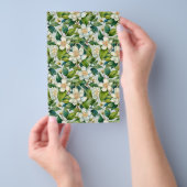 Seifenverpackungspapier - Jasmin-Blume Flyer (Handgriff)