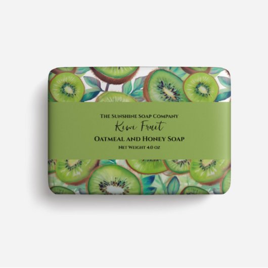 Seifenverpackungspapier - Kiwi-Früchte Flyer