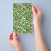 Seifenverpackungspapier - Kiwi-Früchte Flyer (Handgriff)