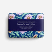 Seifenverpackungspapier - lila und beige Blume Flyer