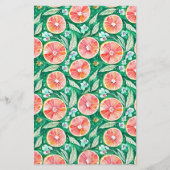 Seifenverpackungspapier - rosa Grapefruit Flyer (Vorne)