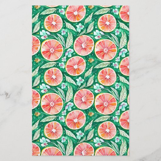 Seifenverpackungspapier - rosa Grapefruit Flyer (Vorne)