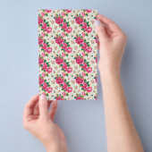 Seifenverpackungspapier - Vintage Rose Flyer (Handgriff)