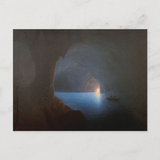 Seiffert, Die blaue Grotte auf Capri - Neapel, Ita Postkarte (Vorderseite)