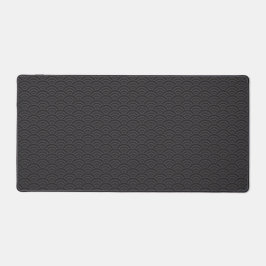 Seigaiha Black | Desk Mat Schreibtischunterlage