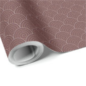 Seigaiha Japanese Wave Geschenkpapier (Rolleneckpunkt)
