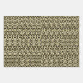 Seigaiha-Muster Geschenkpapier Set (Vorderseite)