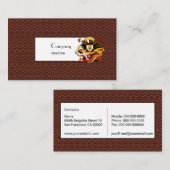 Seigaiha Pattern Business Card Visitenkarte (Vorne/Hinten)