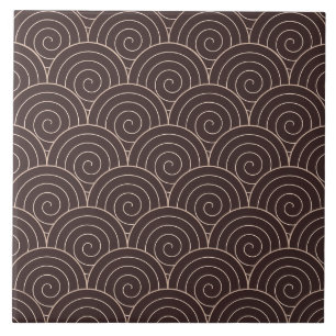 Seigaiha Seamless Pattern Keramik Tile Fliese