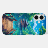 (Seijaku no Kohan) - Lakeside Serenity Case-Mate iPhone Hülle (Rückseite (Horizontal))