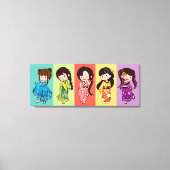 Seijin no Hi Kimono Girls Leinwand (Vorderseite)
